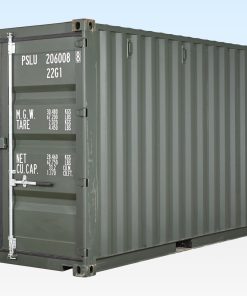 20ft Shipping Container (One Trip) Dark Green (RAL 6007)