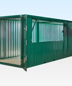 3m XL Flat Pack Kiosk & End Linked Store Bundle (RAL6005)