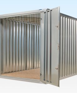 6m XL Flat Pack Container Store - Galvanised
