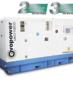 EVOPOWER 110KVA CUMMINS DIESEL GENERATOR 3 PHASE 400/230 UKC110ECO